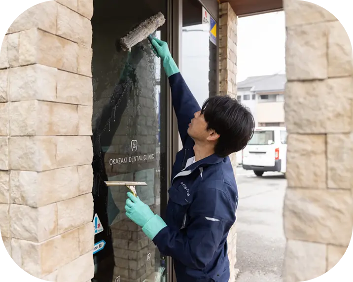 ガラスクリーニングーのイメージ画像